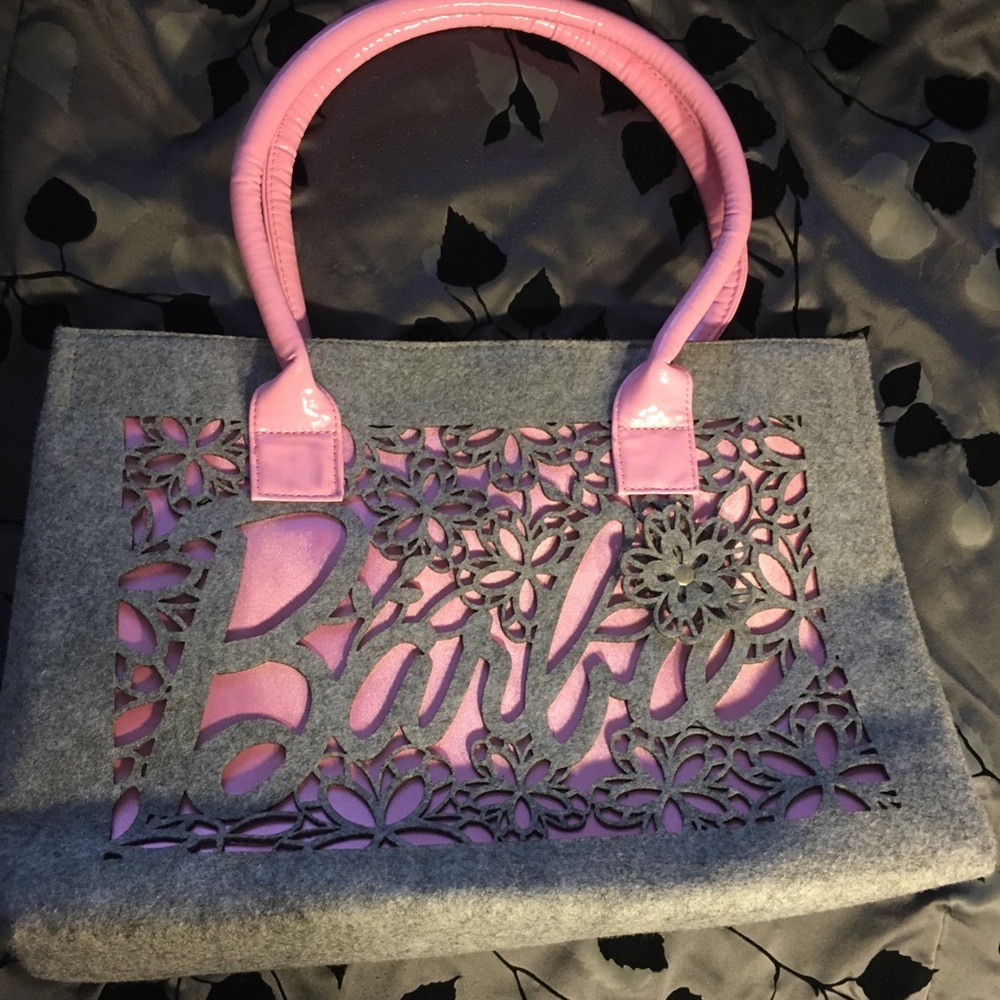 Barbie brand medium size tote bag purse.